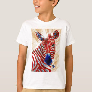 Patriottisch Zebra Kinder Sweatshirt