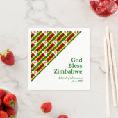 Patriottisch | ZIMBABWE FLAG | Zimbabwaans documen Servet (Insitu)