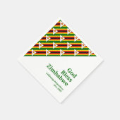 Patriottisch | ZIMBABWE FLAG | Zimbabwaans documen Servet (Hoek)