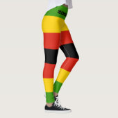 Patriottisch Zimbabwe vlag Afrika Leggings (Rechts)