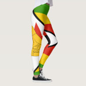 Patriottisch Zimbabwe vlag Afrika Leggings (Rechts)
