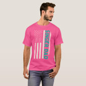 Patriottisch zingend muzikant opera Karaoke Singer T-shirt (Voorkant volledig)