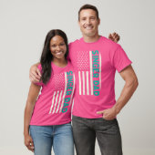 Patriottisch zingend muzikant opera Karaoke Singer T-shirt (Unisex)