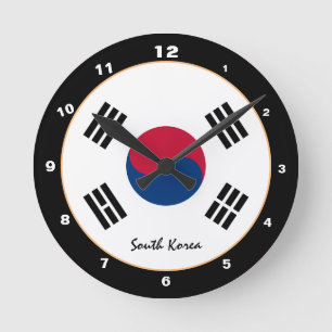 Patriottisch Zuid-Korea, Koreaanse vlag Thuis/ontw Ronde Klok