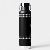 Patriottisch Zweden vacuüm geïsoleerd, Zweedse vla Waterfles (Voorkant)