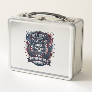 Patriottische 1776 Off Road Schedel Monster Truck