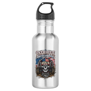 Patriottische 1776 Off Road Schedel Monstertruck Z Waterfles