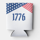 Patriottische 1776 Vlagontwerp VS Blikjeskoeler (Voorkant)