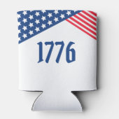 Patriottische 1776 Vlagontwerp VS Blikjeskoeler (Achterkant)