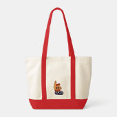 Patriottische #1 Mam Sparkles Canvas tas (Achterkant)