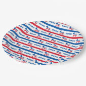 Patriottische 2020-democratische Donkerstrips Papieren Bordje (Gekanteld)