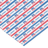 Patriottische 2020 republikeinse olifantenstrips tafelkleed (Gekanteld)