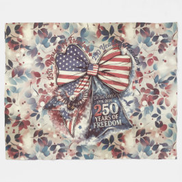 Patriottische 250 Jaar Verjaardag Fleece Deken
