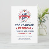 Patriottische 250 Jaar Vrijheidsviering Kaart (Staand voorkant)