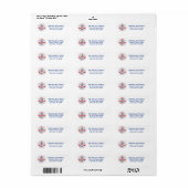 Patriottische 250e Onafhankelijkheidsdag Vuurwerk Etiket (Full Sheet)