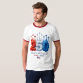 Patriottische 250e verjaardag t-shirt (Voorkant volledig)
