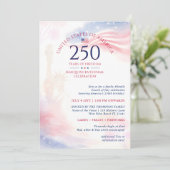 Patriottische 250ste Amerikaanse Onafhankelijkheid Kaart (Staand voorkant)