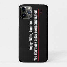 Patriottische 250ste Grappige iPhone Hoes Overcomp
