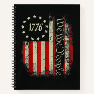 Patriottische 4 juli Amerika Notitieboek