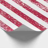 Patriottische 4 juli Amerikaanse vlag Cadeaupapier (Hoek)