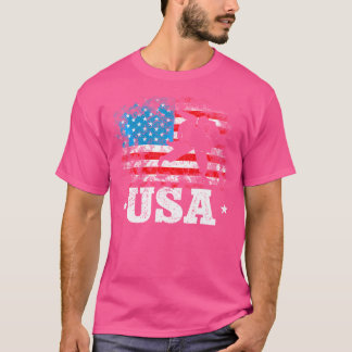 Patriottische 4 juli Amerikaanse vlag judo T-shirt