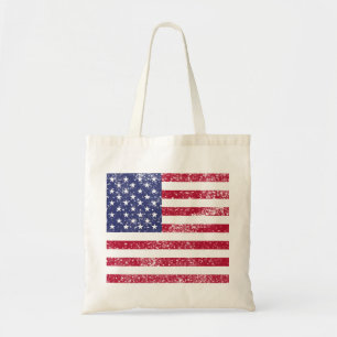 Patriottische 4 juli Amerikaanse vlag Tote Bag
