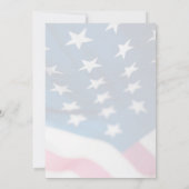 Patriottische 4 juli BBQ Amerikaanse vlag Kaart (Achterkant)