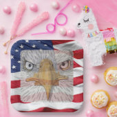 Patriottische 4 juli BBQ papier Borden Papieren Bordje (Feest)