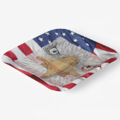 Patriottische 4 juli BBQ papier Borden Papieren Bordje (Gebogen)