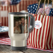Patriottische 4 juli BBQ Picknick Amerika 250ste v Reisbeker
