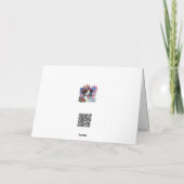 Patriottische 4 juli Border Collie Feestdagen Kaart (Achterkant)