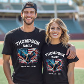 Patriottische 4 juli Familie Reünie Amerikaanse vl T-shirt