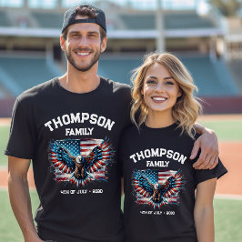 Patriottische 4 juli Familie Reünie Amerikaanse vl T-shirt