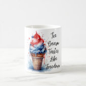 Patriottische 4 juli Ice Cream T-Shirt Koffiemok (Center)