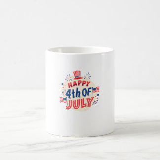 Patriottische 4 juli koffiemok - Sterren en strepe