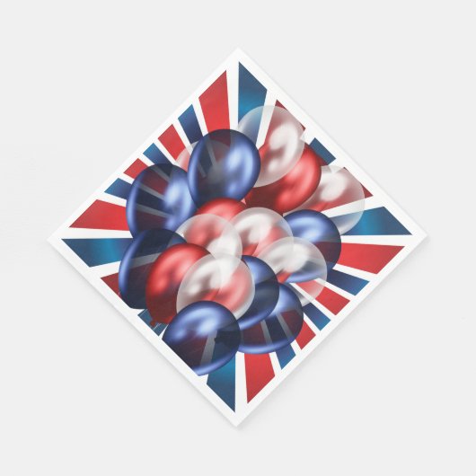 Patriottische 4 juli Luncheon Servet (Hoek)