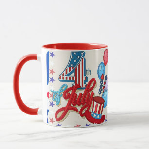 Patriottische 4 juli mok USA Onafhankelijkheidsdag