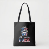 Patriottische 4 juli Nurse Independence Day Pride Tote Bag (Voorkant)
