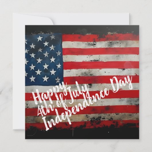 Patriottische 4 juli Onafhankelijkheidsdag Kunst (Voorkant)