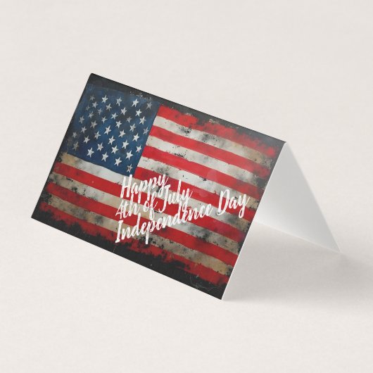 Patriottische 4 juli Onafhankelijkheidsdag Kunst Kaart (Voorkant)