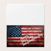 Patriottische 4 juli Onafhankelijkheidsdag Kunst Kaart (Buitenkant ongevouwen)