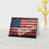 Patriottische 4 juli Onafhankelijkheidsdag Kunst Kaart (Gele Bloem)