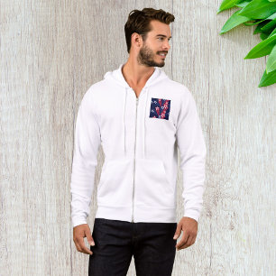 Patriottische 4 juli sterren rood wit en blauw hoodie