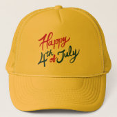 Patriottische 4 juli  trucker pet (Voorkant)