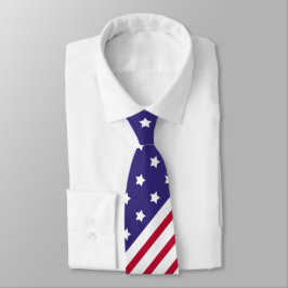 Patriottische 4 juli US Flag Stars and Stripes Stropdas