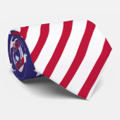Patriottische 4 juli US Flag Stars and Stripes Stropdas (Opgerold)
