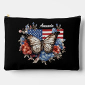 Patriottische 4 juli vlinder groot etui (Voorkant)