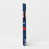 Patriottische 4 juli Waterverf familienaam Case-Mate iPhone Case (Achterkant/links)