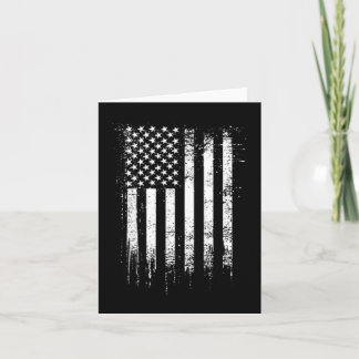 Patriottische 4 juli zak witte Amerikaanse vlag Kaart