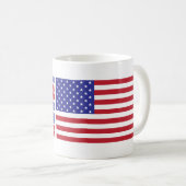 Patriottische 4e juli Amerika Freedom Koffiemok (Voorkant rechts)
